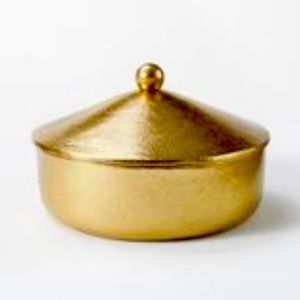 Studio McGee brass bowl and lid. Used in excellent condition